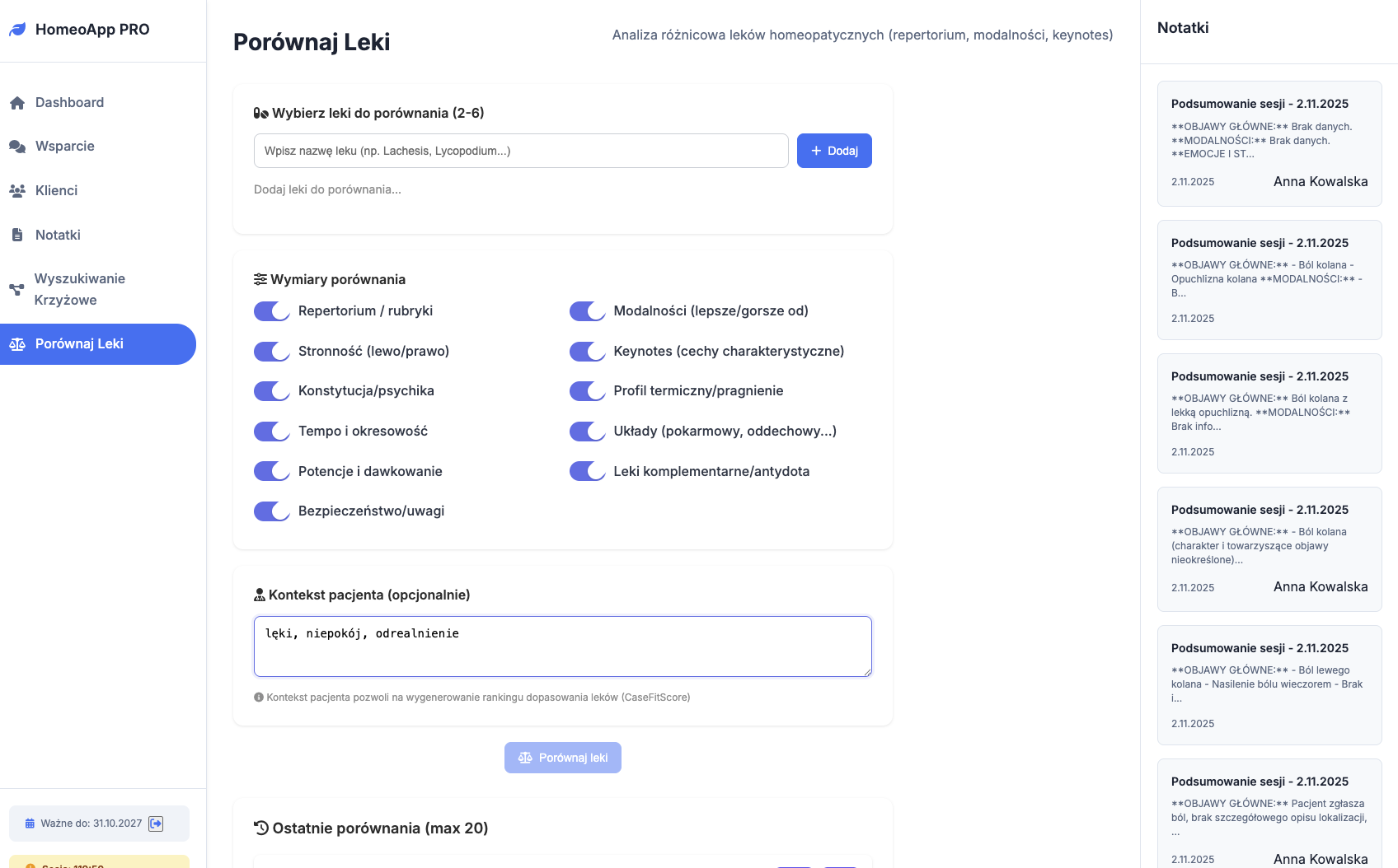 Narzędzie porównywania